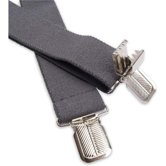 Dickies Men's 1 1/2 inch Solid Straight Clip Adjustable X Back Suspender - Picture 12 of 14